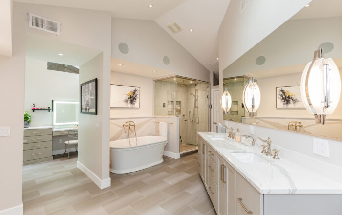 Custom bathroom cabinetry