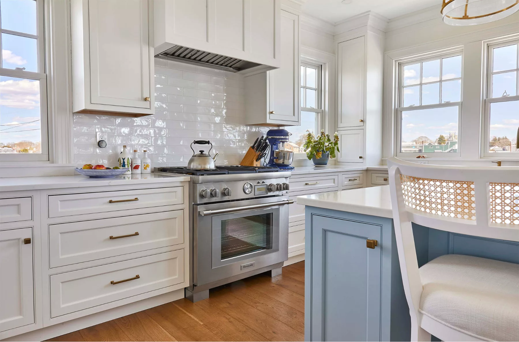 Comparison of modern and traditional custom kitchen cabinet doors by StoneHill Cabinetry