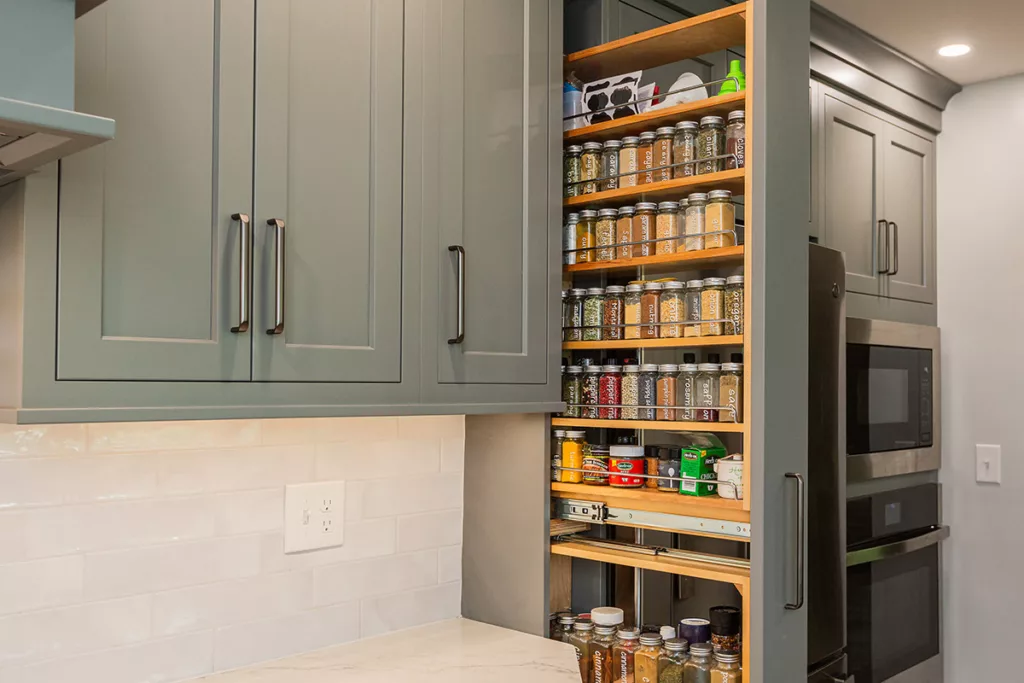 Custom spice rack pullout