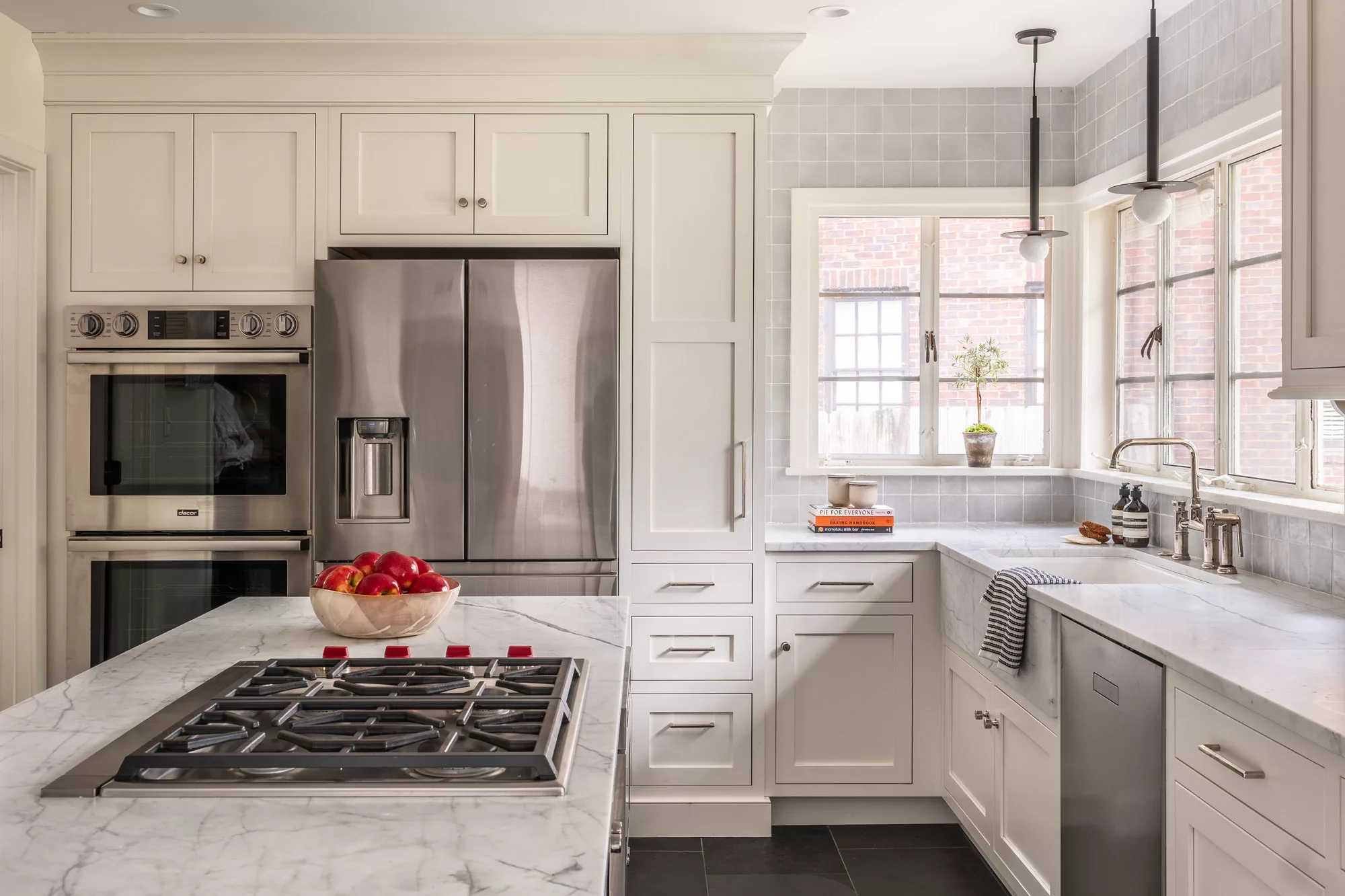 Custom cabinets in a kitchen