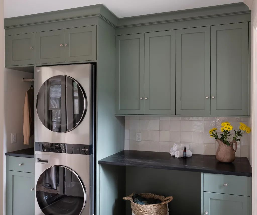 Laundry cabinets