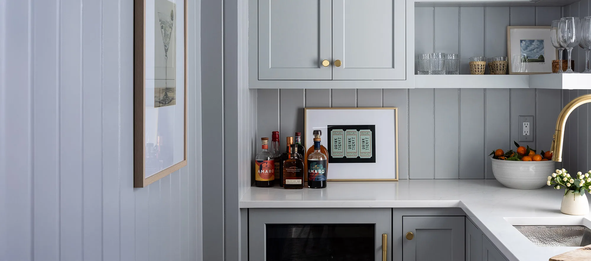 Custom Cabinet Storage Options - Foscari Interiors